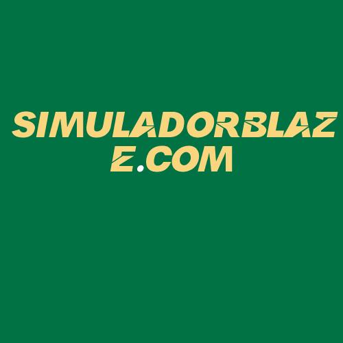 Logo da SIMULADORBLAZE